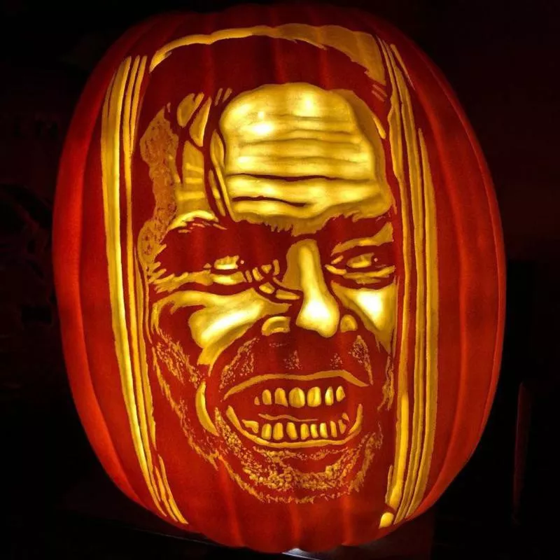 The Shining pumpkin face