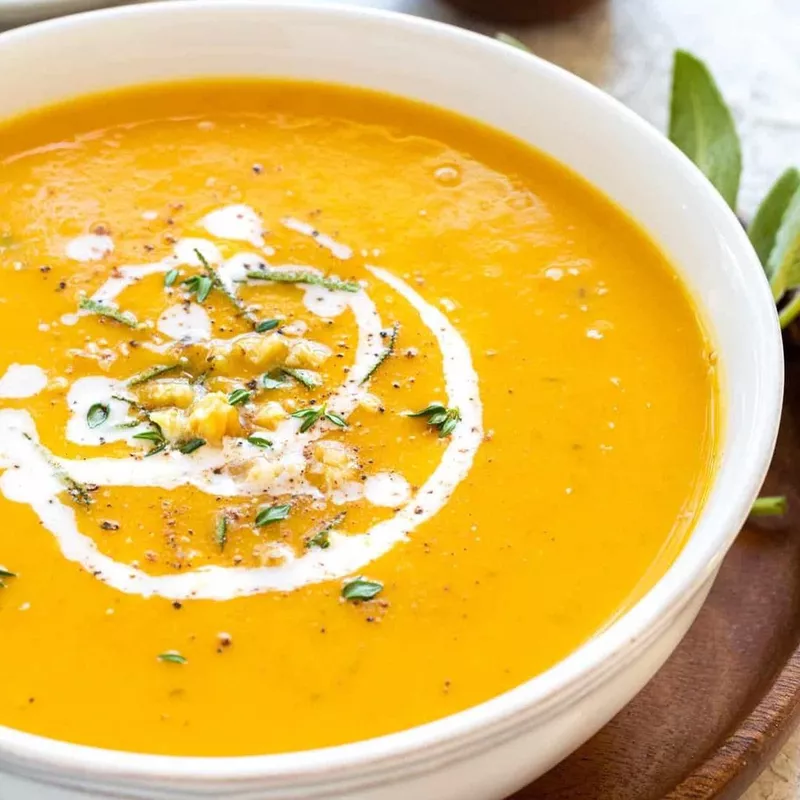 Roasted Acorn Squash Soup