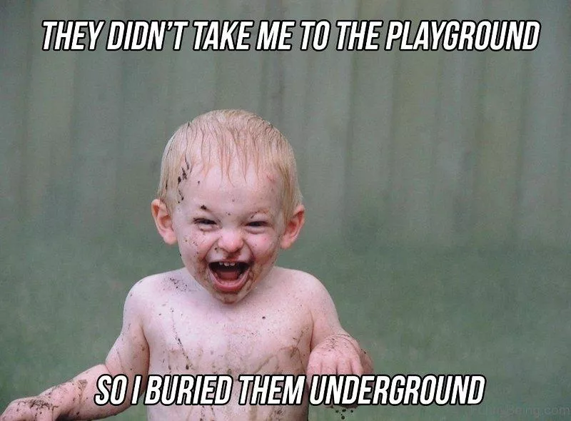 Crazy baby meme