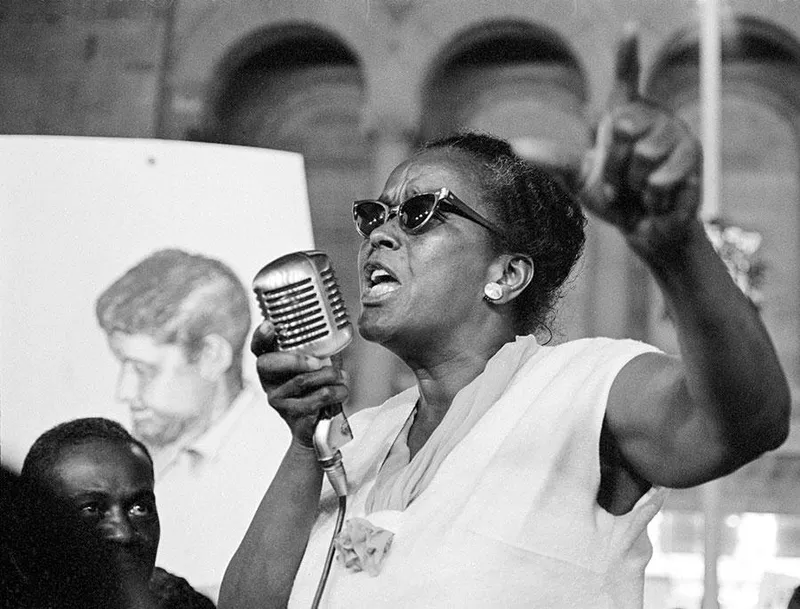 Ella Baker speaking in 1964