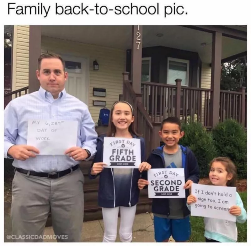 Back to school meme