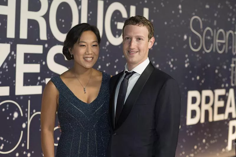 Priscilla Chan and Mark Zuckerberg