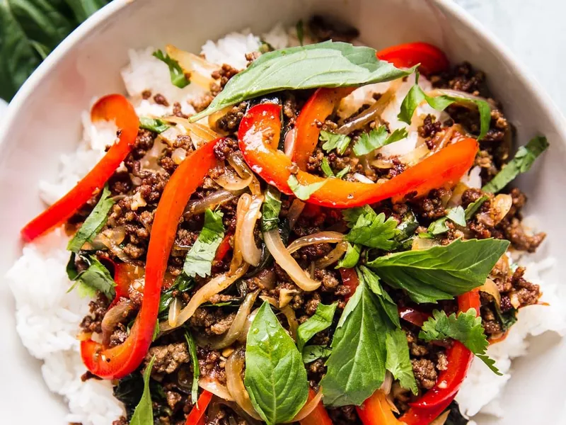 Ground beef thai recipe