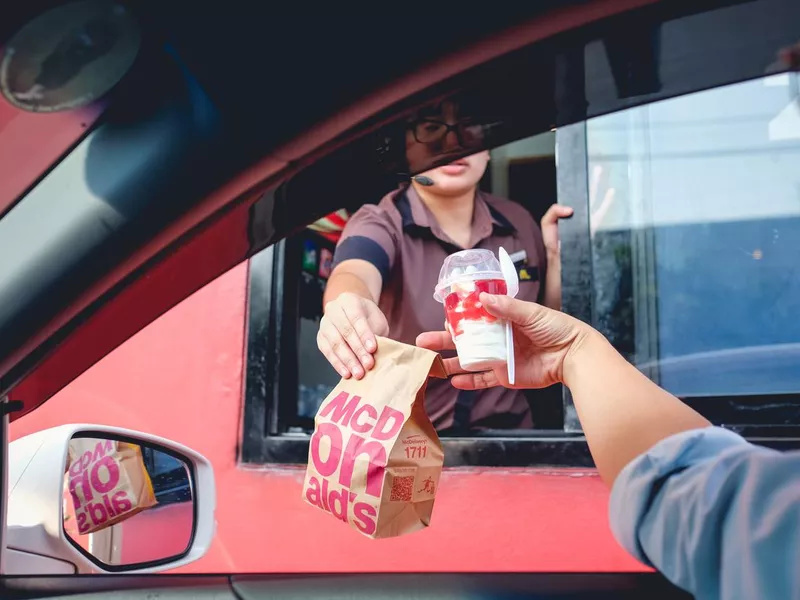 McDonald's drive thru