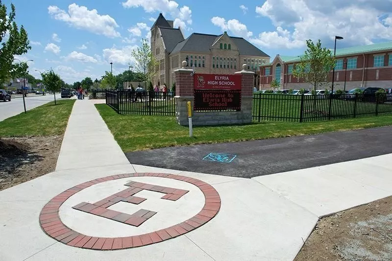 Elyria High School in Ohio