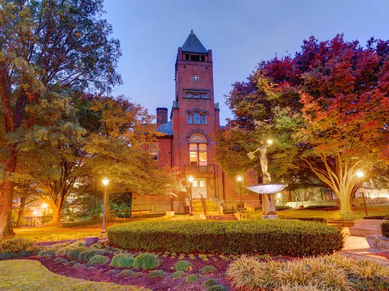 Red Brick Courthouse in Rockville, Maryland