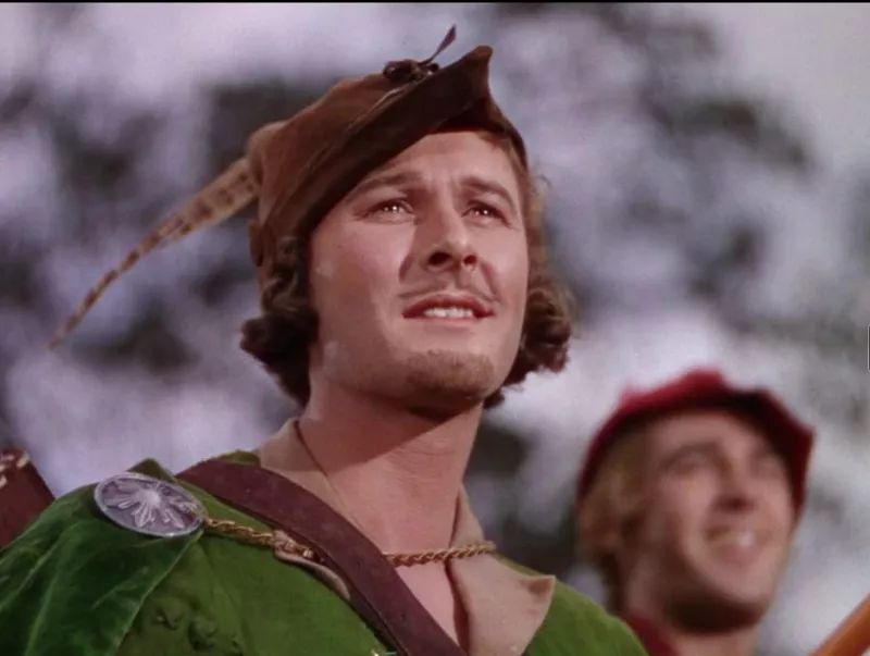 Errol Flynn as Robin Hood