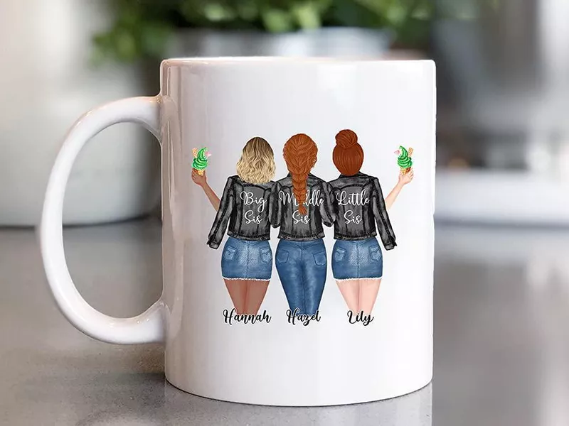 Custom sister mug