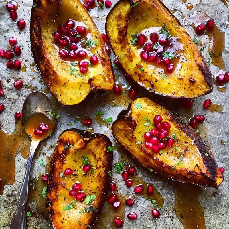 Maple Roasted Acorn Squash