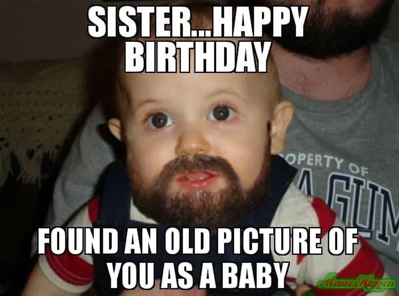 Insulting birthday meme