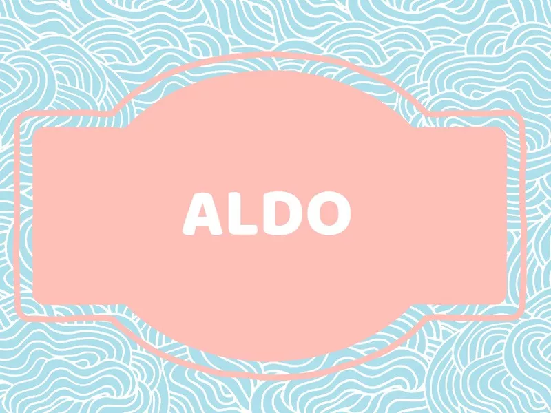 Unique Baby Boy Names: Aldo