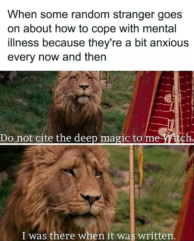 Do not cite the deep magic to me