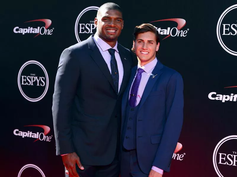 Michael Sam and Vito Cammisano