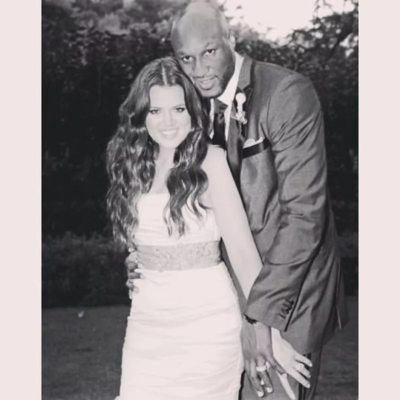 Khloe Kardashian and Lamar Odom together