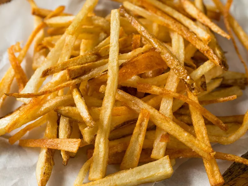 Homemade Shoestring French Fries