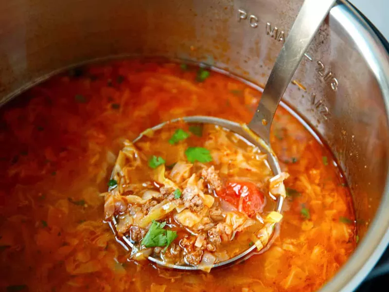 Beef and Cabbage Soup