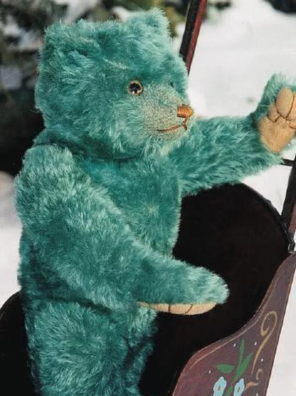 Teal Blue English Farnell Teddy Bear