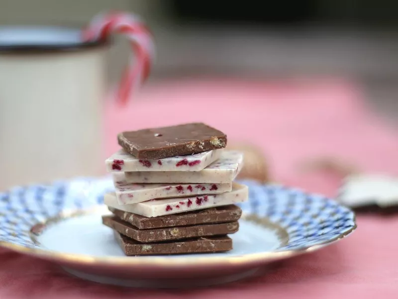 Chocolate and Christmas Decor