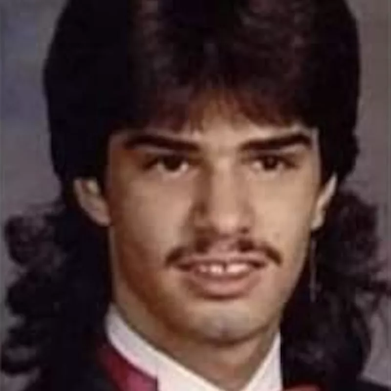 Men's 1980s senior picture