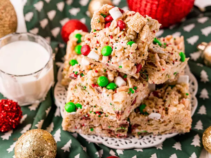 Christmas Rice Krispie Treats