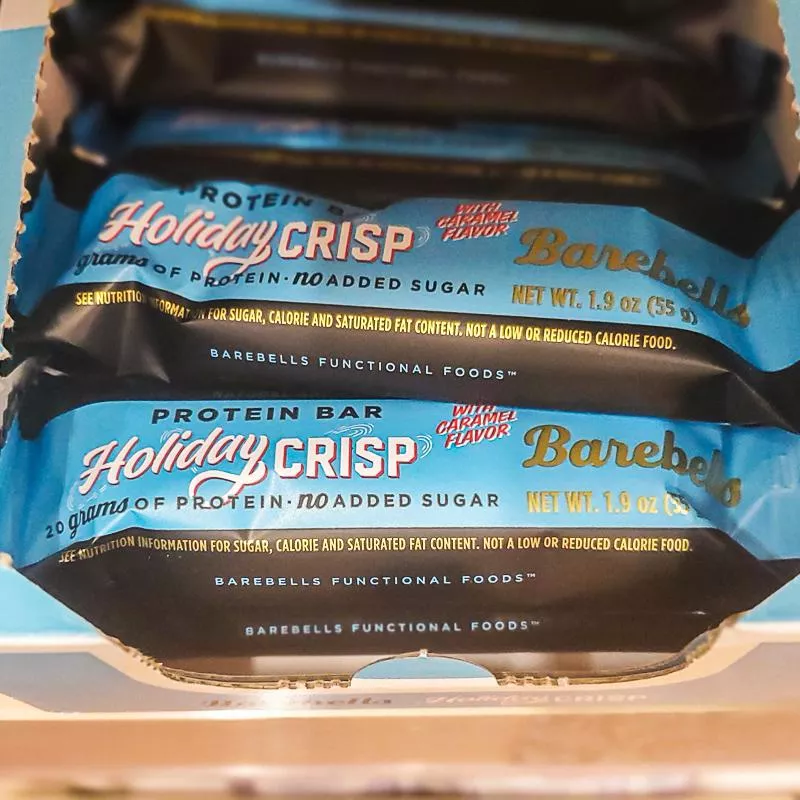 Holiday Crisp Protein Bars