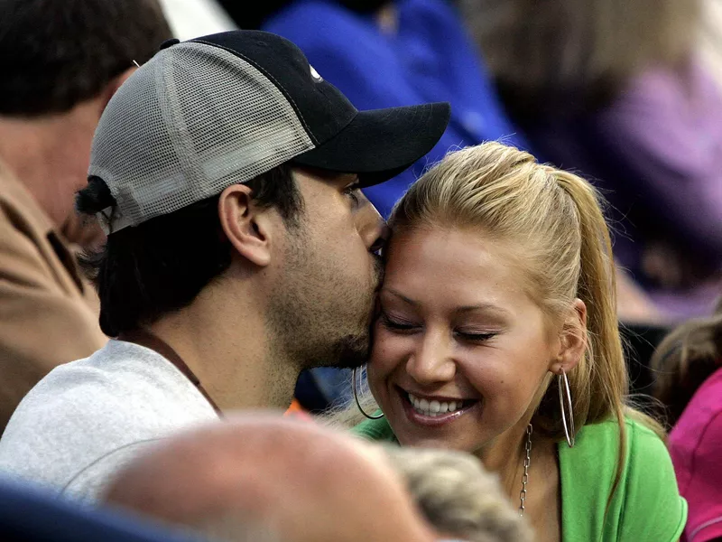 Enrique Iglesias and Anna Kournikova