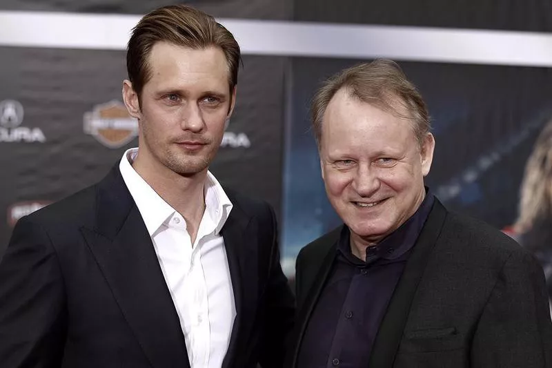 Alexander Skarsgard and Stellan Skarsgard