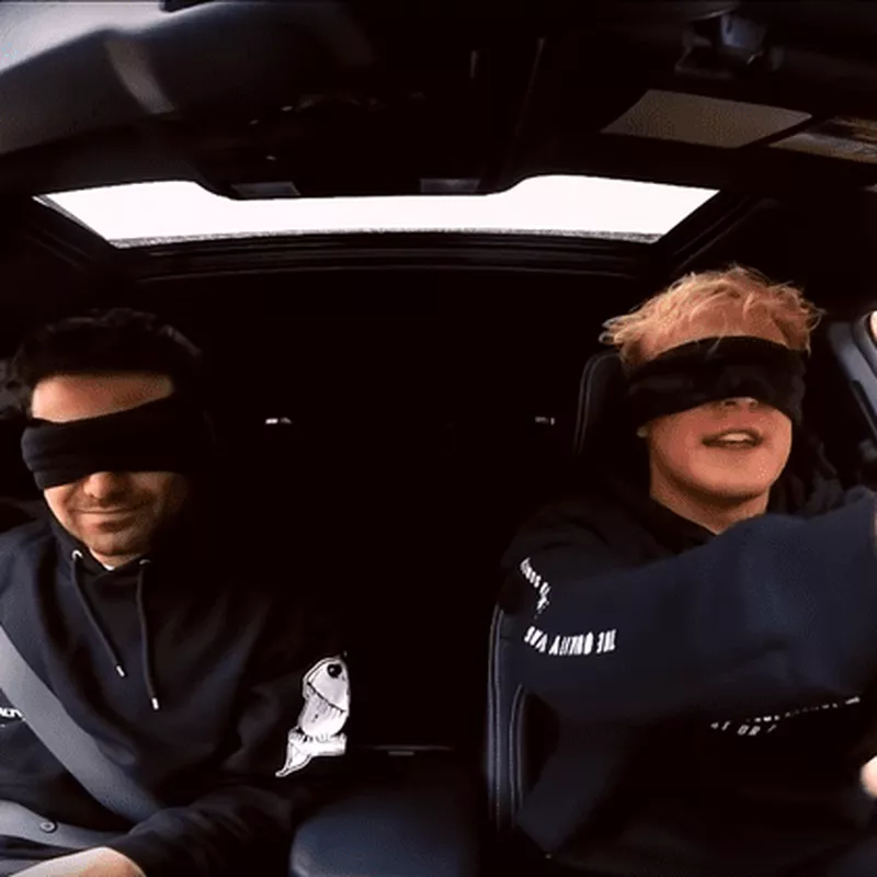 Jake Paul participates in Bird Box challenge