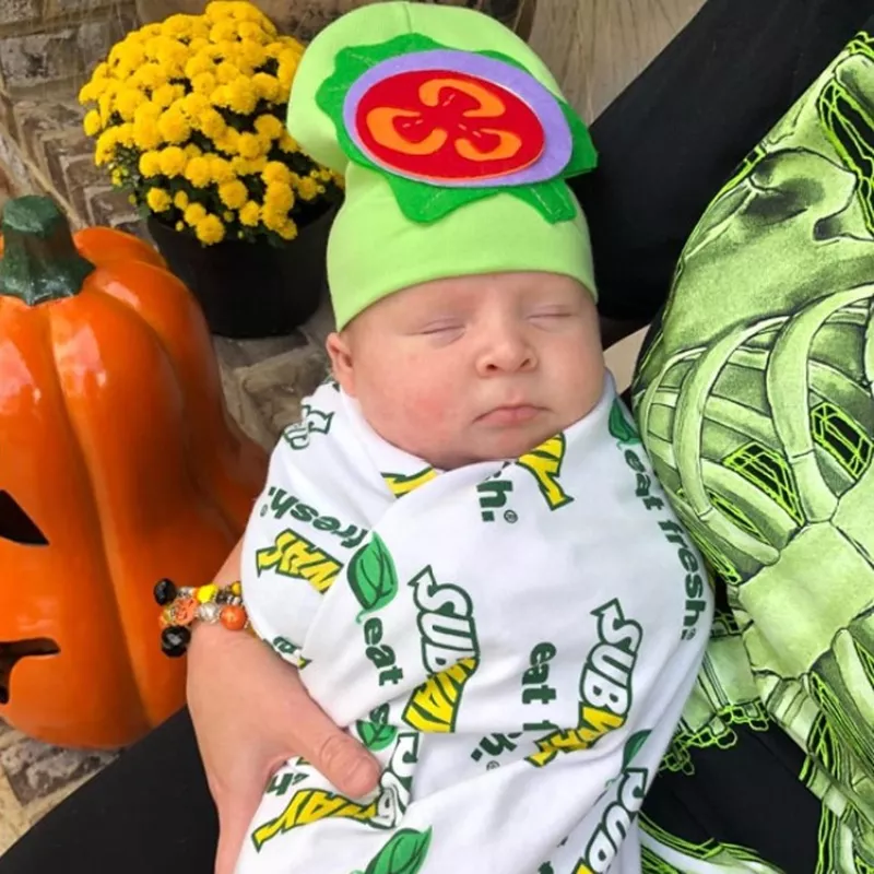 Subway sandwich baby costume