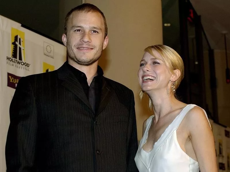 Heath Ledger and Naomi Watts