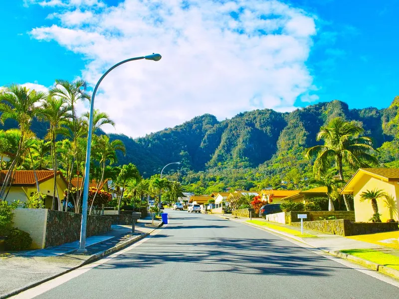 Residential area of Hawaii Hawaii Kai