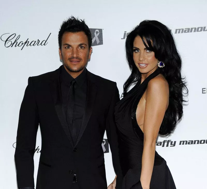 Peter Andre and Katie Price