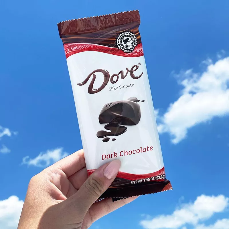 Dove chocolate bar