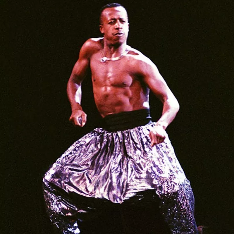 MC Hammer in parachute pants