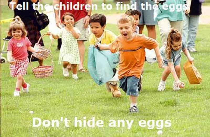 Easter egg hunt