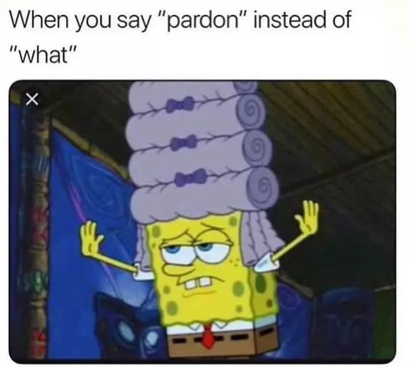 Fancy SpongeBob meme