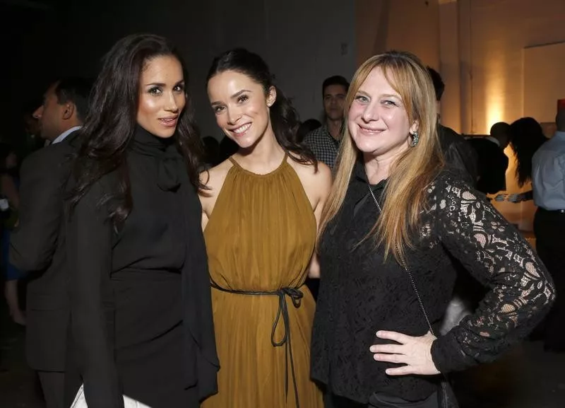 Meghan Markle, Abigail Spencer, and Bonnie Zane at Witness Uganda Concert