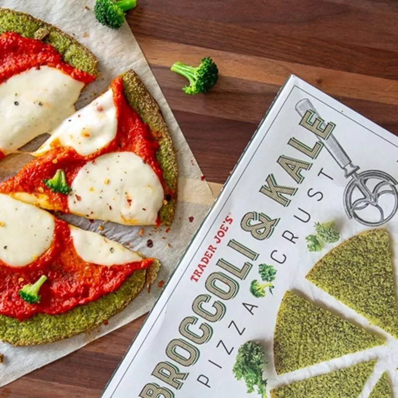 Broccoli and Kale Pizza Crust