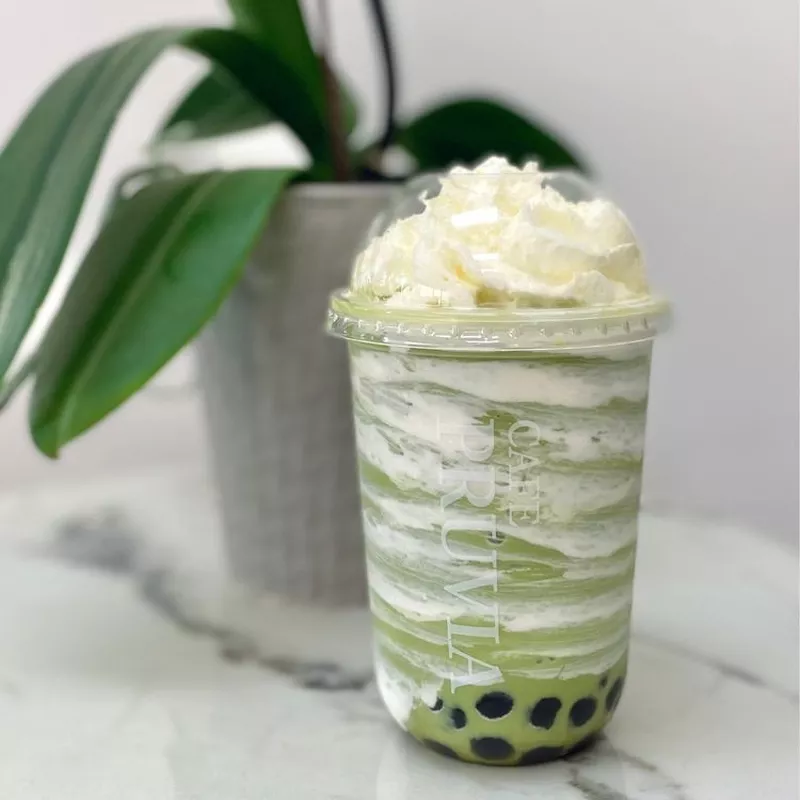 Cafe Pruvia Matcha Swirl