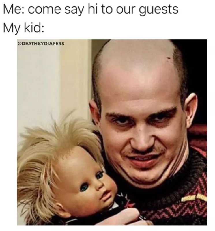 Scary kid meme