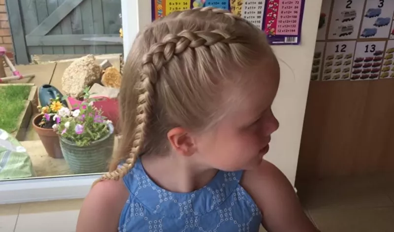 Dutch braids for girls