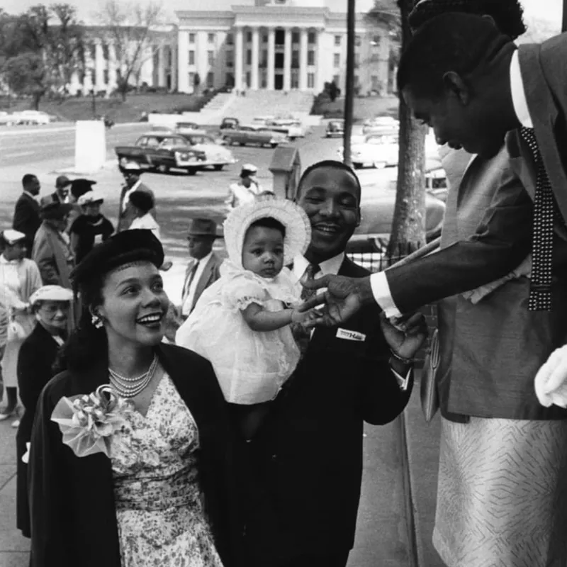 MLK Jr and family