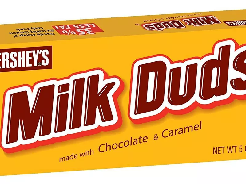 Milk Duds movie theater box