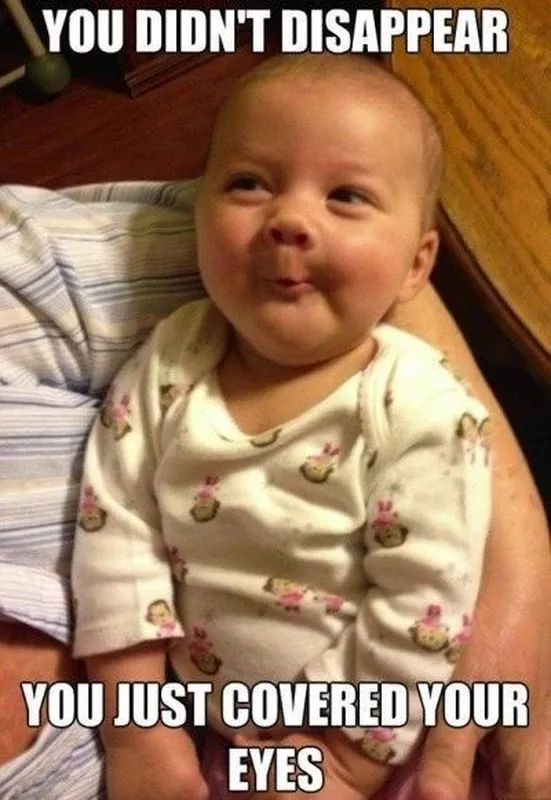 amused baby