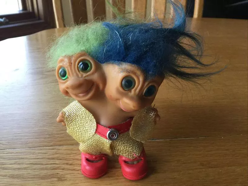 Two-Headed Troll Doll