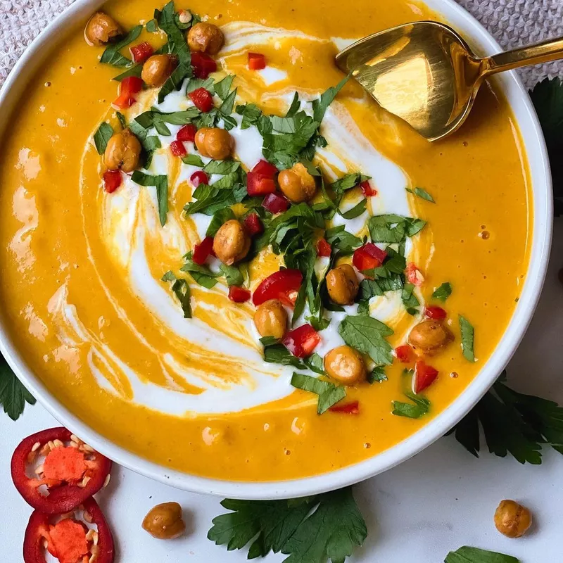 Coconut Curry Butternut Squash Soup