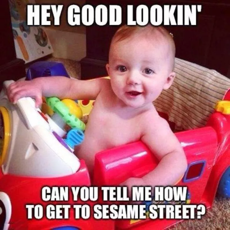 Adorable baby meme