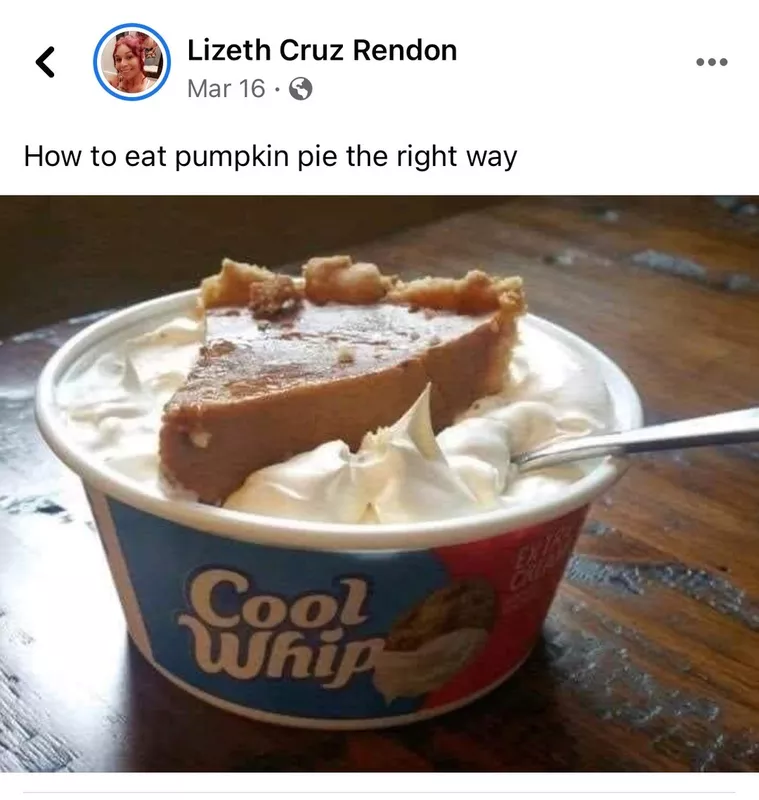 Pumpkin pie meme