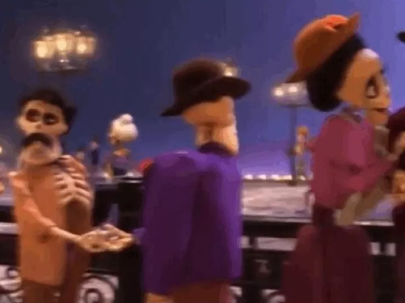 Pablo Escobar skeleton in Coco