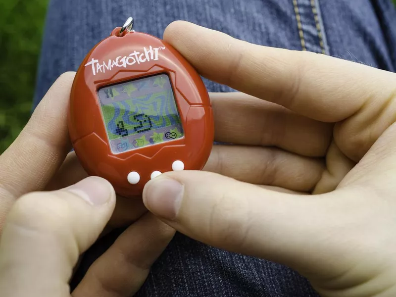 Feeding a Tamagotchi